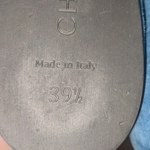 Charles Philip Milan Turquoise Blue Suede Tassel Loafers size 8.5​ - Picture 6 of 15